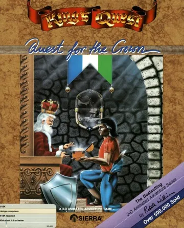 King's Quest - Quest for the Crown box cover front